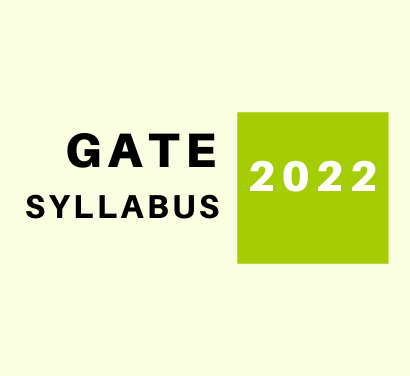 GATE Syllabus 2022